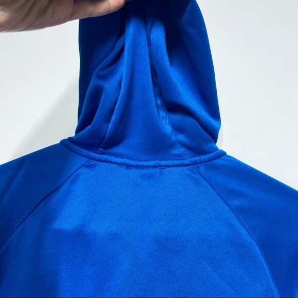 Nike Hooded Full Zip Dry Fit Sweatshirt in Blue M - Picture 5 of 10